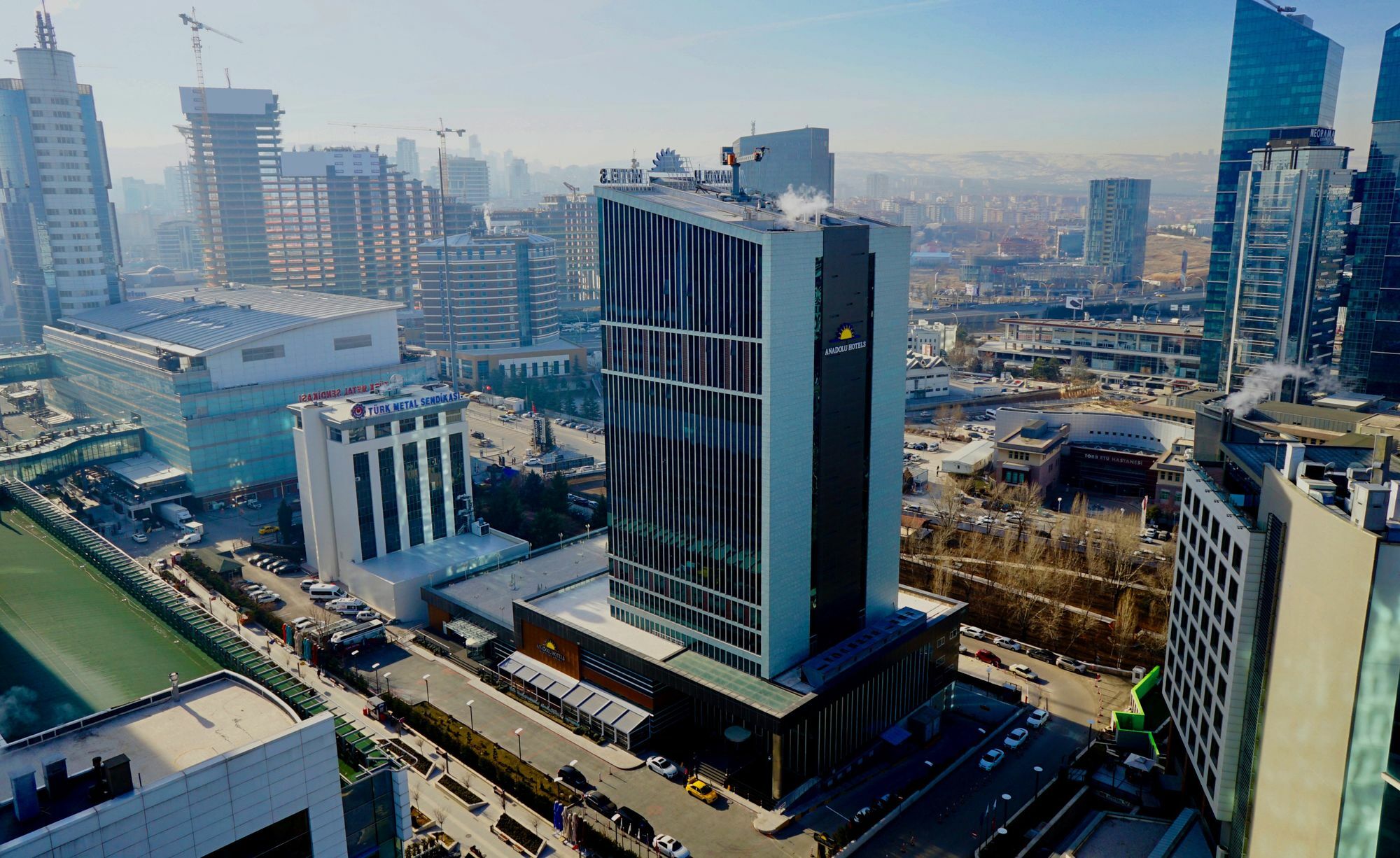 Downtown Ankara Hotel Eksteriør billede The headquarters of the National Bank of Azerbaijan in Baku