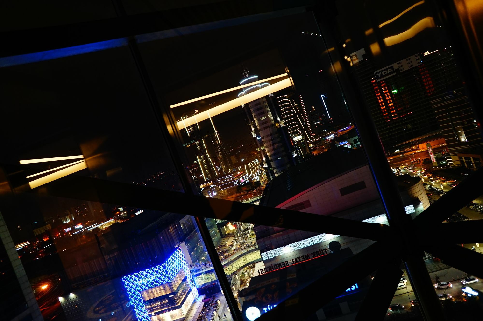 Downtown Ankara Hotel Eksteriør billede View from the observation deck