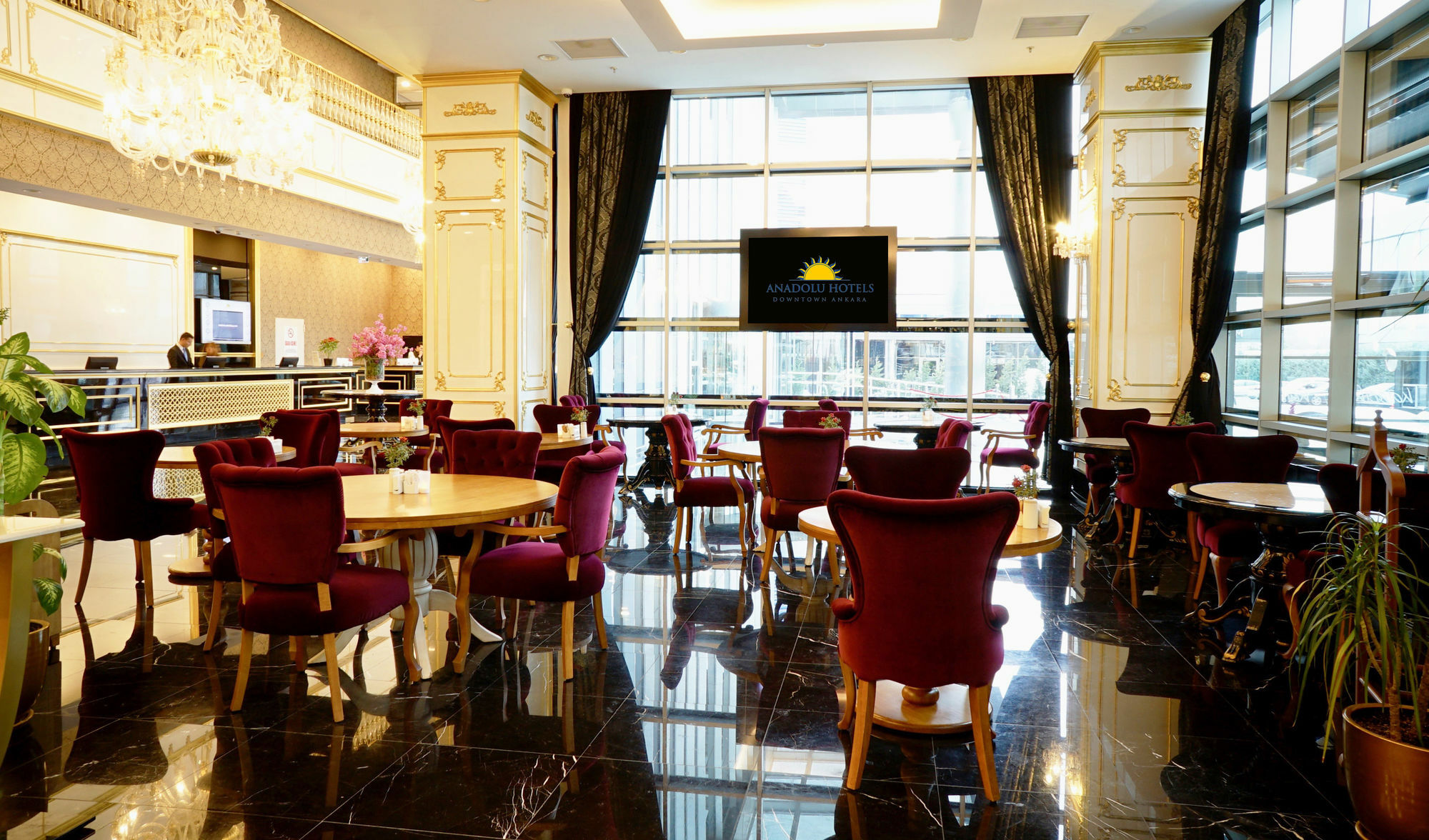 Downtown Ankara Hotel Eksteriør billede Lobby
